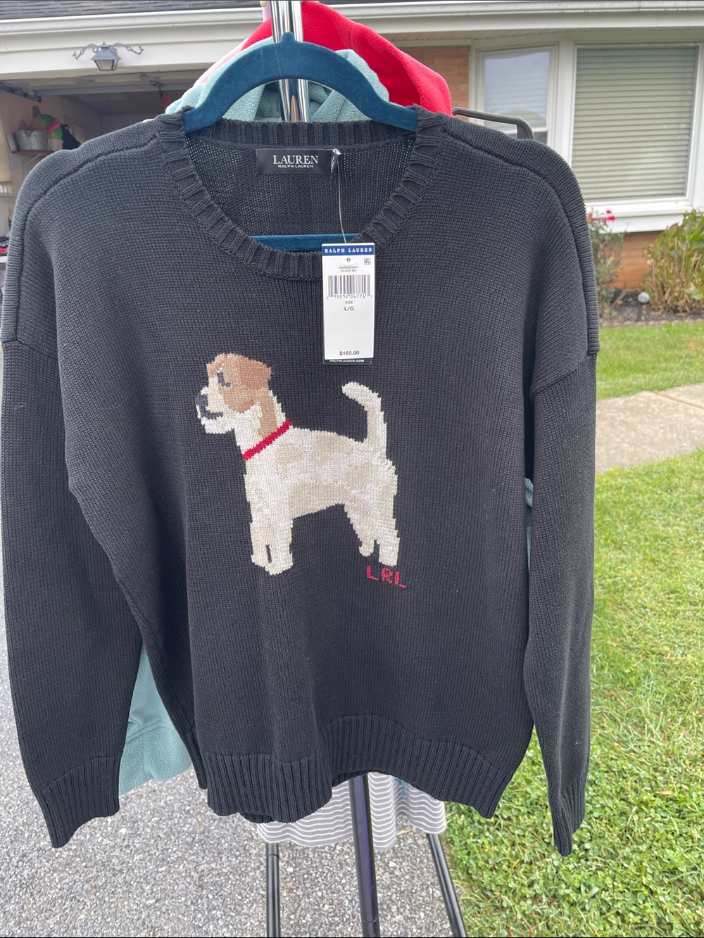 Ralph Lauren Black Crewneck Sweater